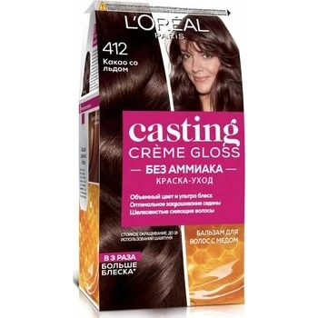 Фарба для волосся 412 Какао з льодом L&#039;Oreal Paris, 120 мл