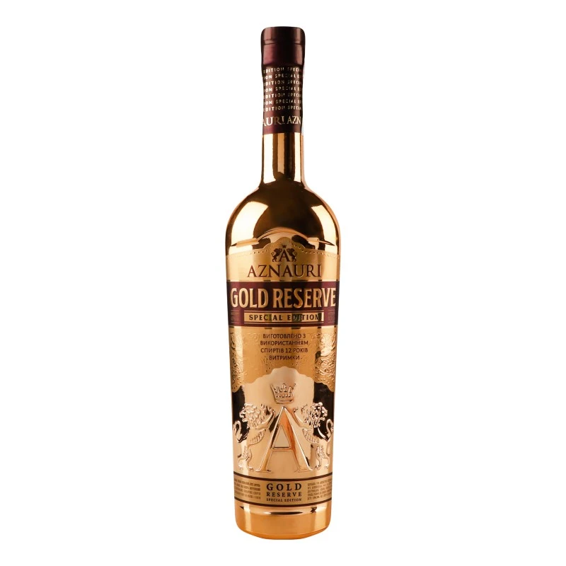 Коньяк 5 зірок Gold Reserve Aznauri, 0.5 л
