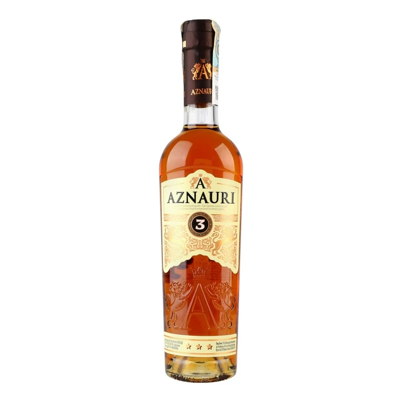 Коньяк 3 роки витримки Aznauri, 0.35 л