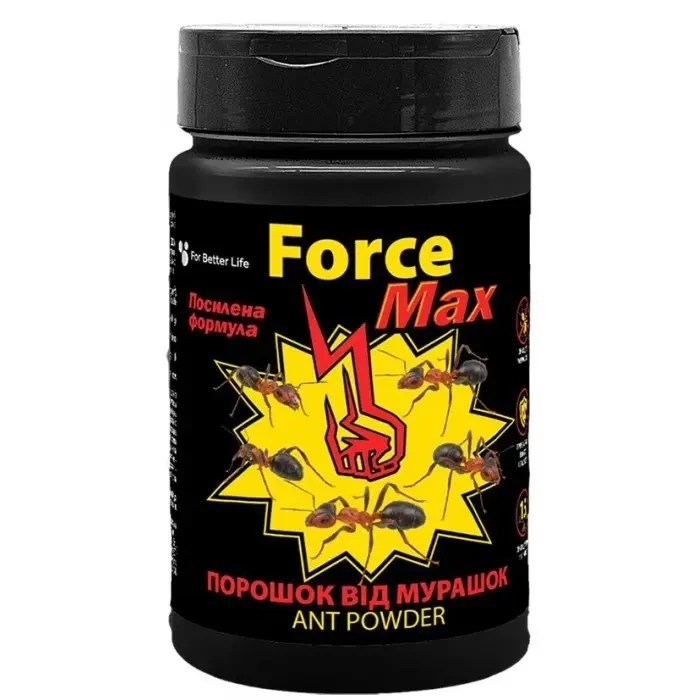 Порошок від мурах Force Max в банці (чорна) 150гр