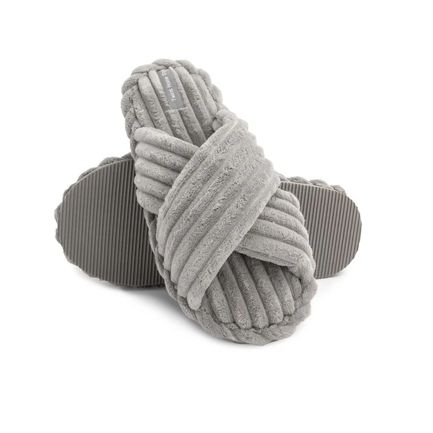 Капці домашні жіночі HS-Puffy grey (Х) р.36-37 Twins, пара