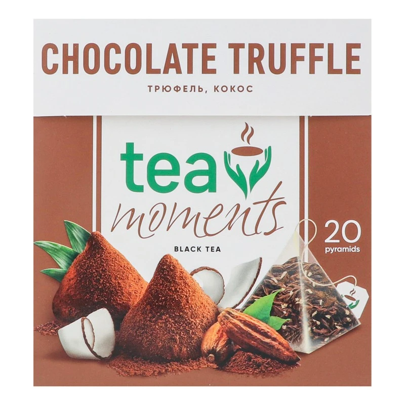Чай пакетований чорний Chocolate Truffle Tea Moments, 20 шт/уп.