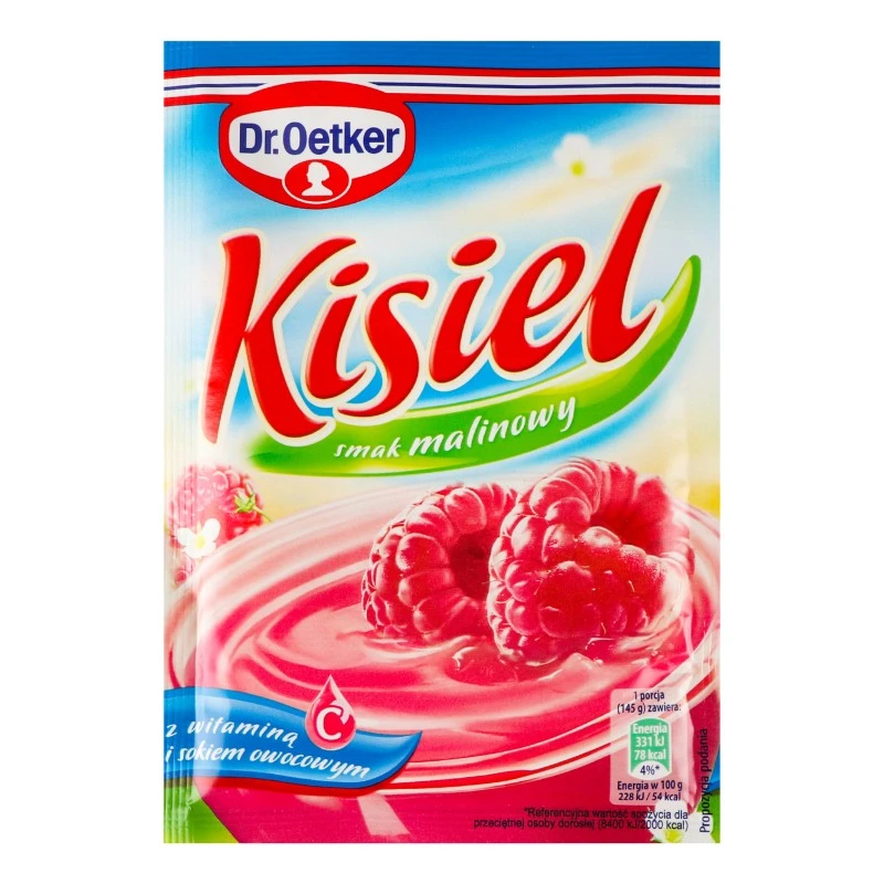 Кисіль зі смаком малини Dr.Oetker, 38 г