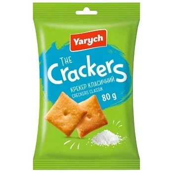 Крекер Класичний The Crackers Yarych, 80 г