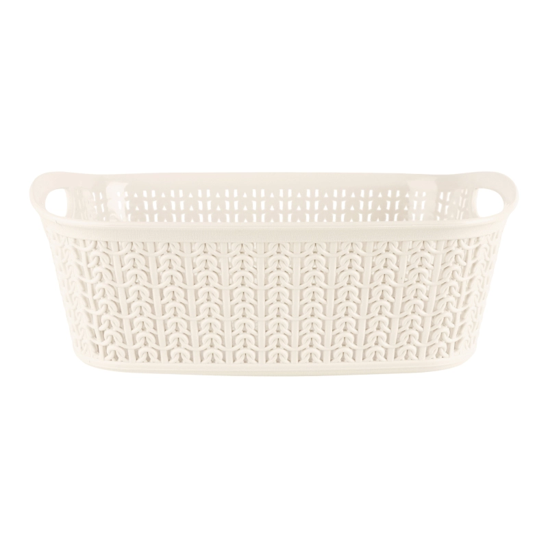 Корзина прямокутна крем 3 л Knit Ucsan Plastik, 1 шт