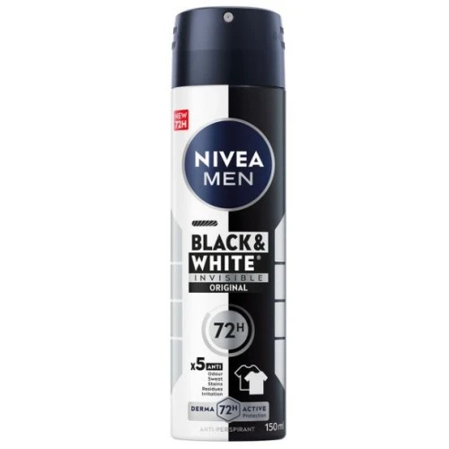 Антиперспірант Original Black&amp;White Invisible Nivea Men 150мл