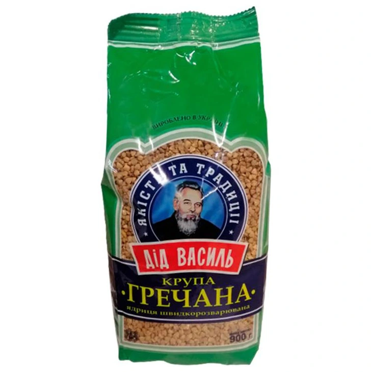 Крупа гречана Дід Василь, 900 г