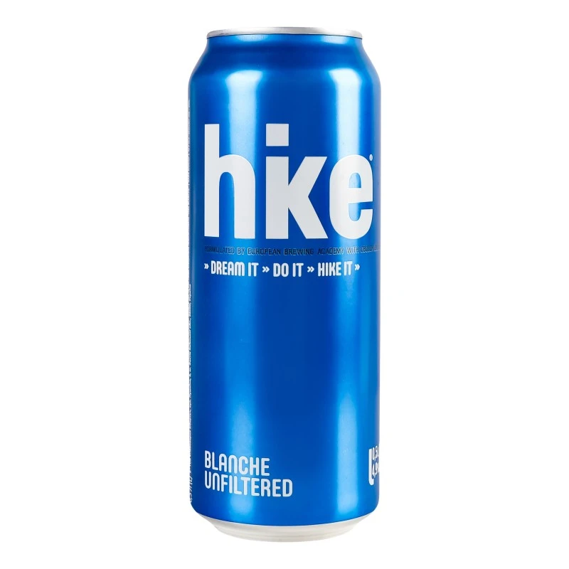 Пиво спеціальне нефільтроване ж/б Blanche Hike, 0.5 л
