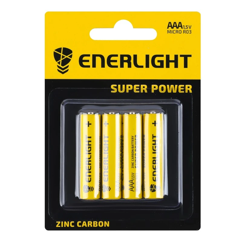Батарейка AAA 1.5V  Super Power Enerlight, 4 шт