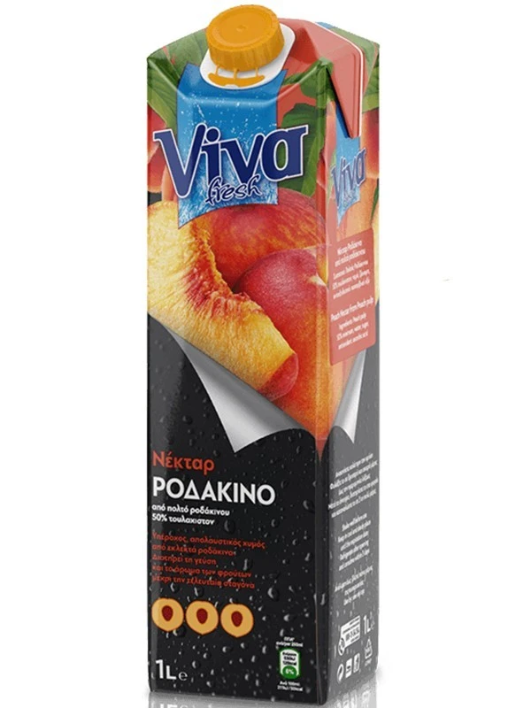 Напій соковий персик Viva Fresh, 1 л
