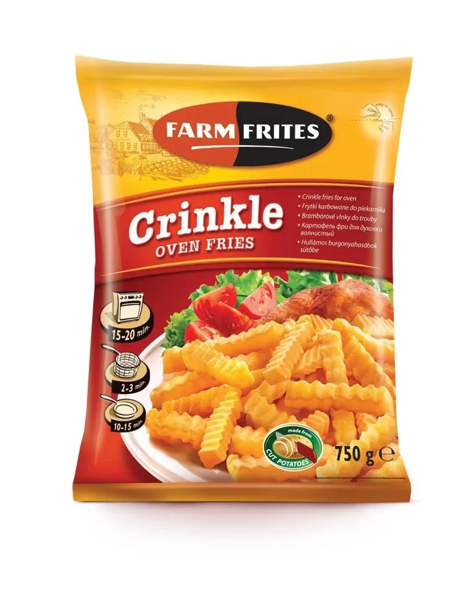 Картопля фрі хвиляста для духовки Farm Frites, 750 г
