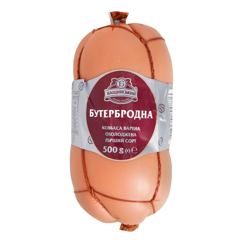 Ковбаса варена Бутербродна 1/г Бащинський, 500 г
