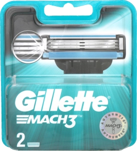 Картридж для бритви Mach 3 Gillette, 2 шт
