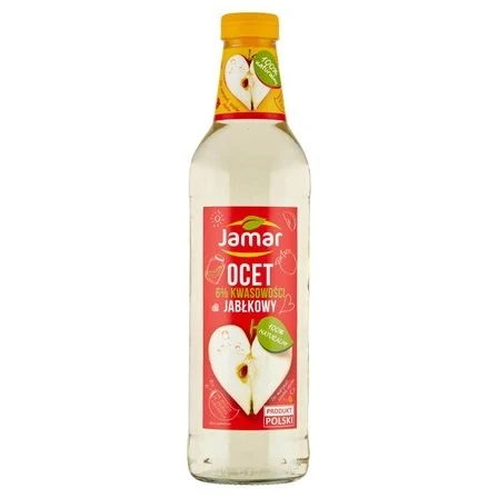 Оцет яблучний 6% Jamar, 0.5 л