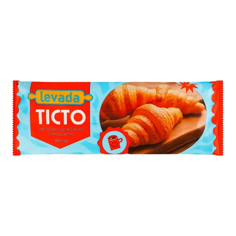 Тісто листково-дріжджове заморожене Levada, 900 г
