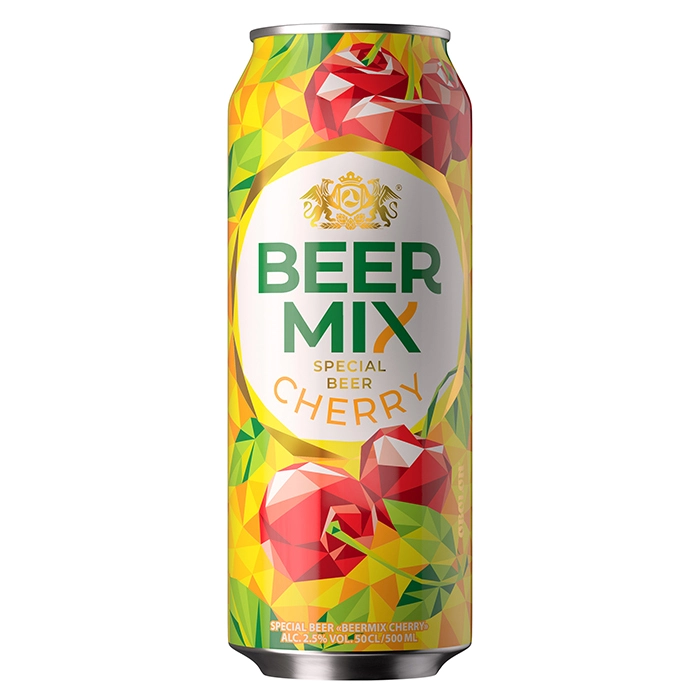 Пиво спеціальне Вишня ж/б BeerMix, 0.5 л