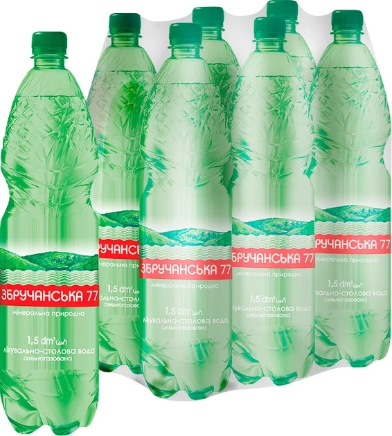 Вода газована Збручанська, 1.5 л