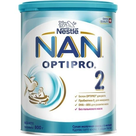 Суміш молочна суха для дітей від 6 місяців 2 Optipro NAN, 800 г