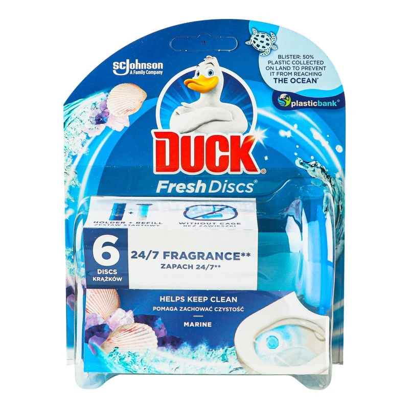 Диски для очищення унітазу Marine Fresh Duck, 1 шт/уп.