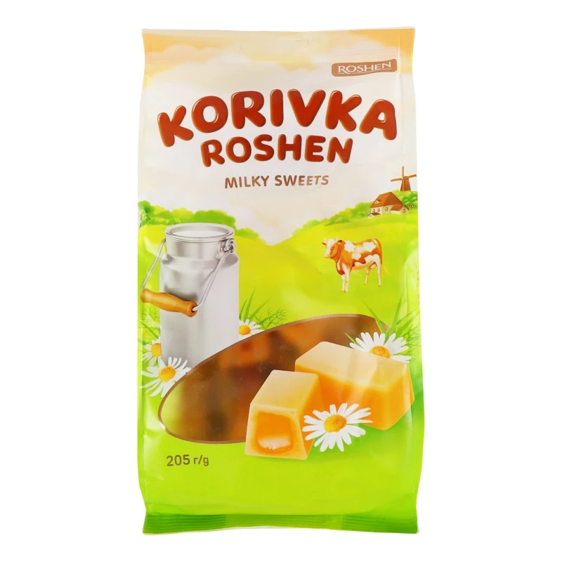 Цукерки неглазуровані Korivka Roshen, 205 г