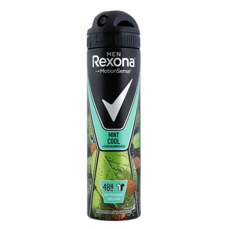 Антиперспірант Mint Cool+Cedarwood Rexona Men, 150 мл