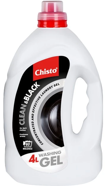 Гель для прання Clean&amp;Black Chisto, 4л