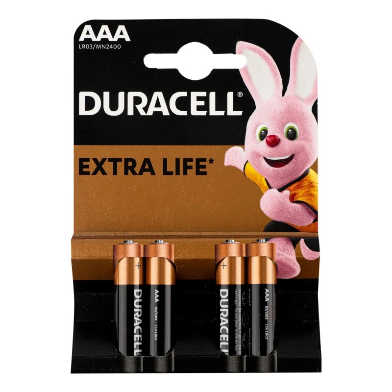 Батарейки AAA MN2400 Basic Duracell, 4 шт