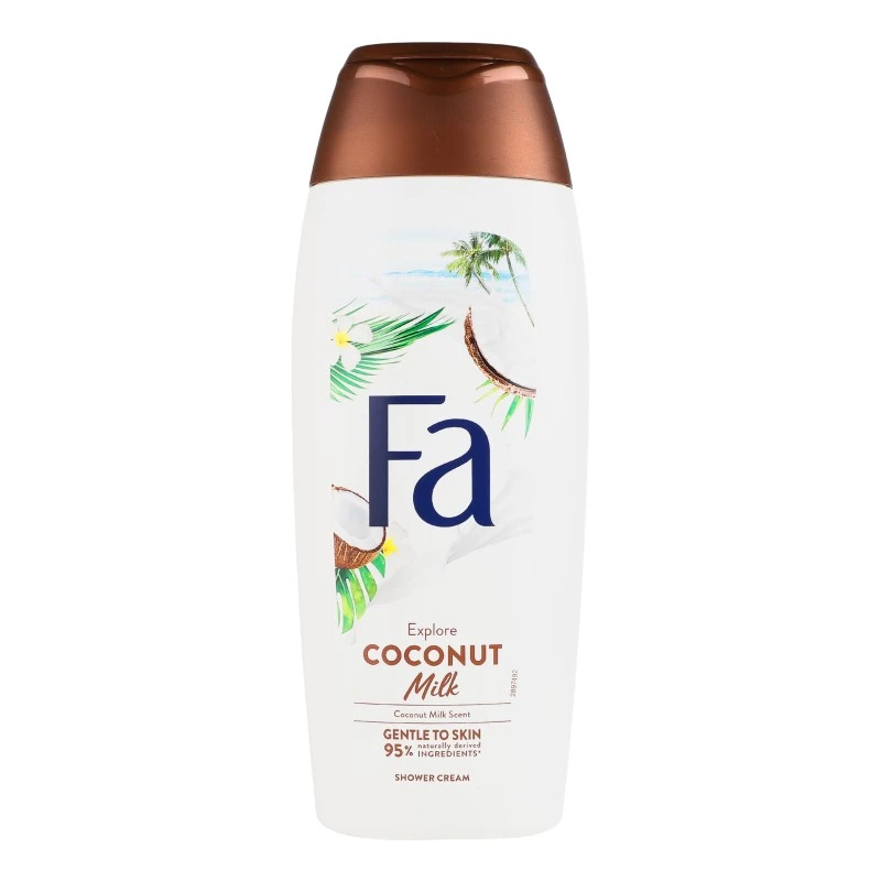 Крем-гель для душу з ароматом кокосового молочка Coconut Milk Fa, 400 мл