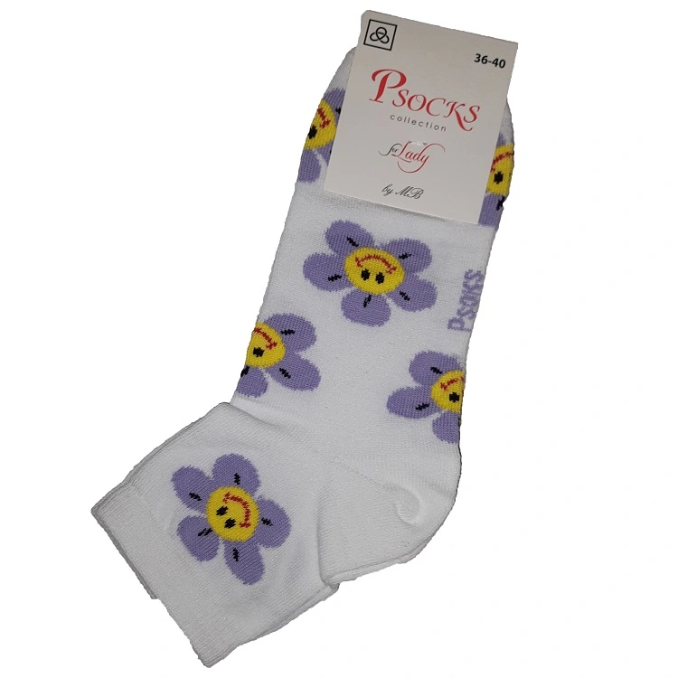 Шкарпетки жіночі візерунок квітка р. 36-40 Premier Socks
