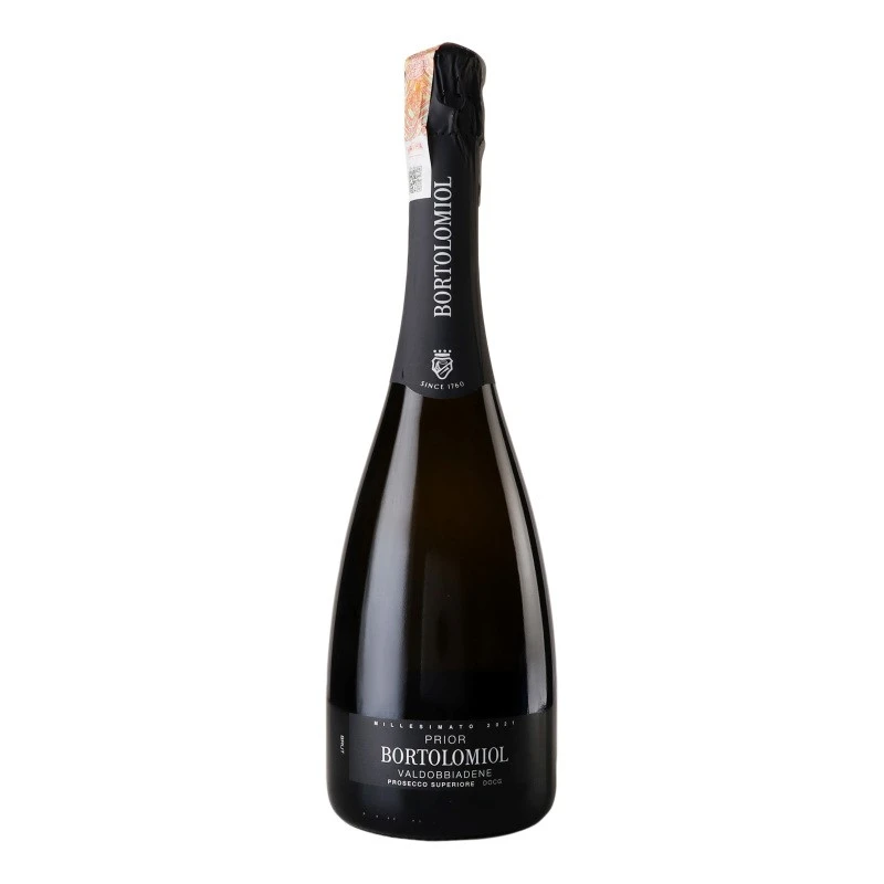 Вино ігристе біле сухе Prior Valdobiadene Prosecco Superiore Bortolomiol, 0.75 л