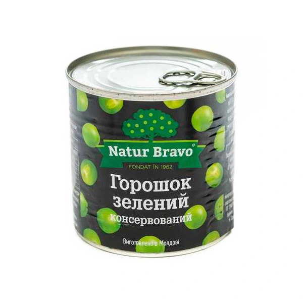 Консервований горошок Natur Bravo, 425 мл