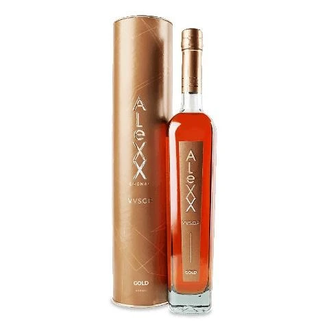 Коньяк у тубусі V.V.S.O.P. Gold ALeXX, 0.5 л