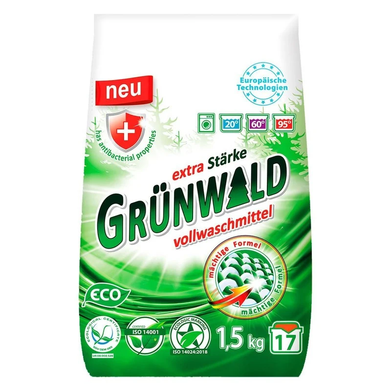 Порошок для прання універсальний Гірська свіжість Grunwald, 1.5 кг