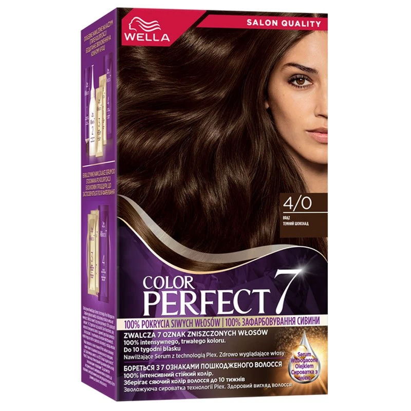 Крем-фарба для волосся Color Perfect 4/0 Темний шоколад Wella, шт
