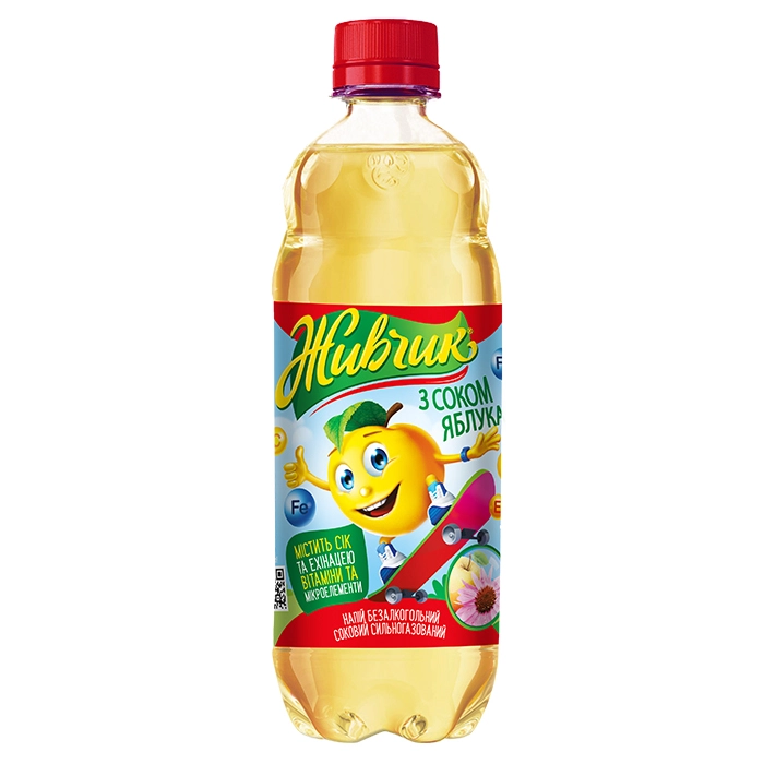 Напій газований Яблуко Живчик, 1 л