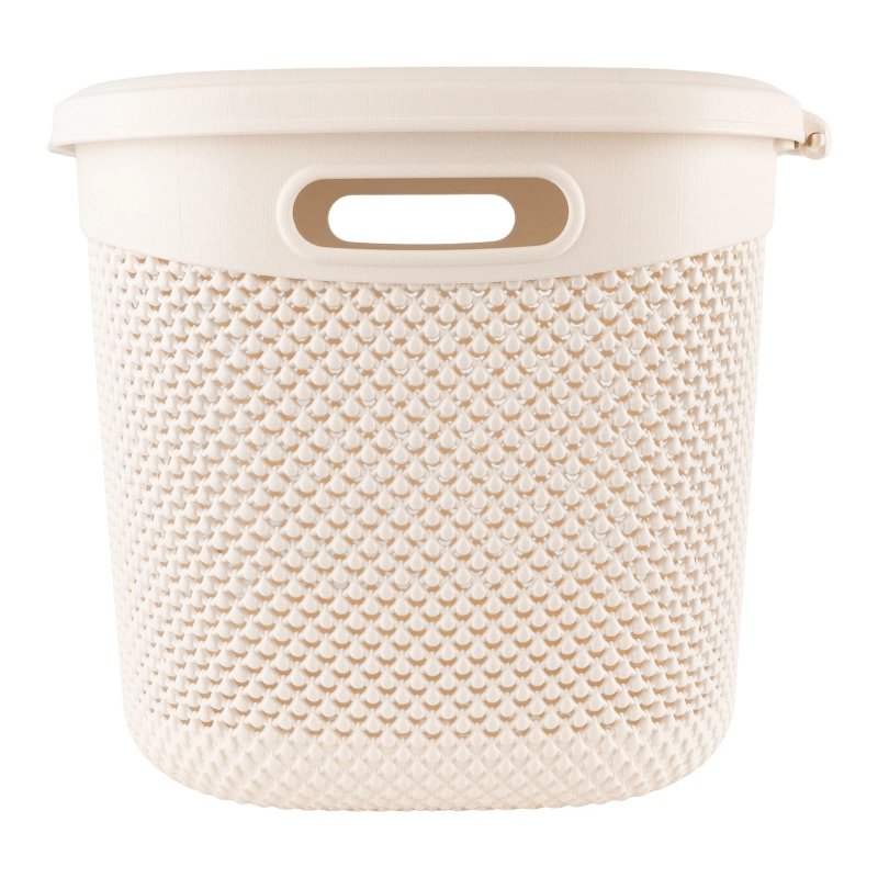 Корзина прямокутна крем 15 л Drop Ucsan Plastik, 1 шт