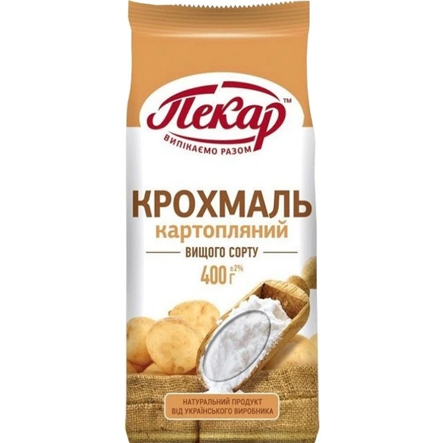 Крохмаль картопляний Пекар, 400 г