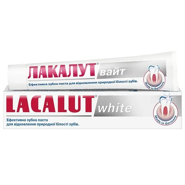 Паста зубна White Lacalut, 75 мл