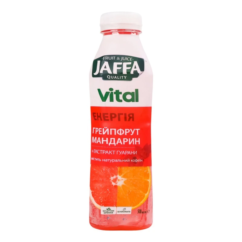 Напій соковий Грейпфрут-Мандарин Енергія Vital Jaffa, 0.5 л