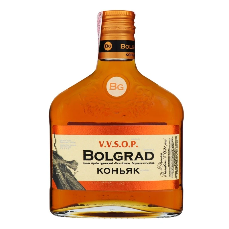 Коньяк 5 зірок Bolgrad, 0.25 л