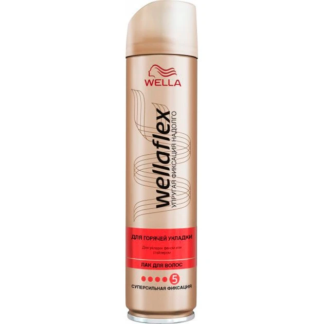 Лак для волосся Для гарячого укладання Wella Суперсильна фіксація Wellaflex, 250 мл