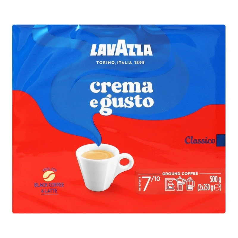 Кава мелена Crema e Gusto Lavazza, 2*250 г