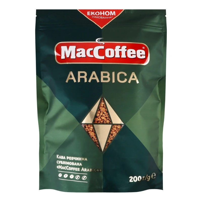 Кава розчинна Arabica MacCoffee, 200 г