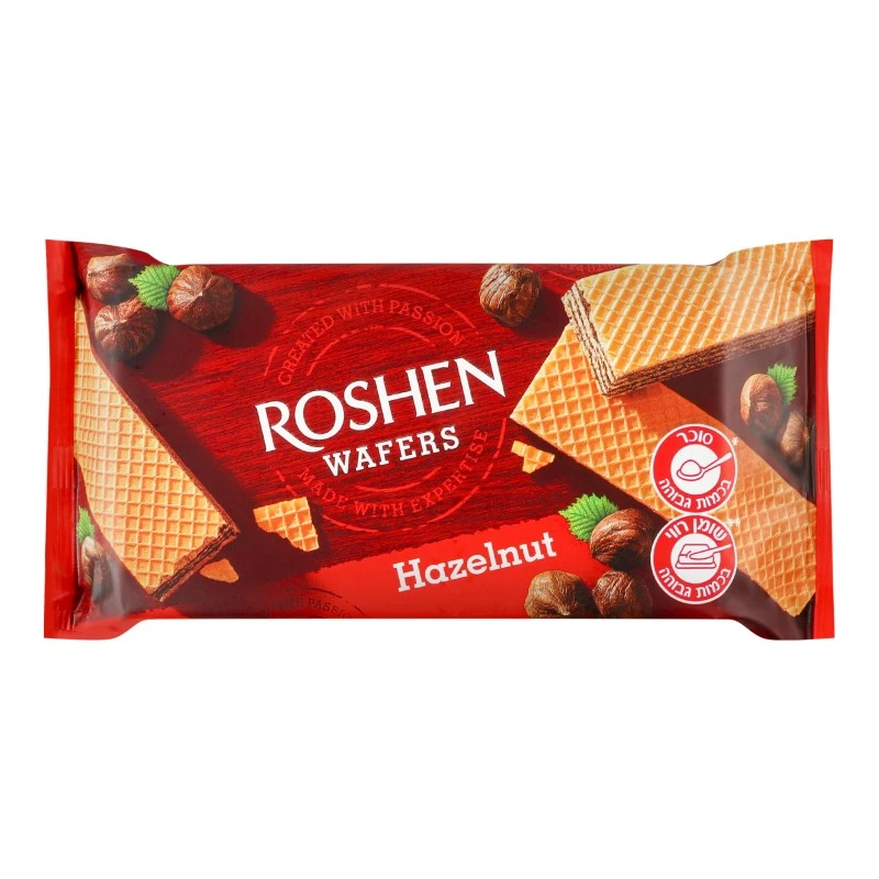 Вафлі Hazelnut Wafers Roshen, 216 г