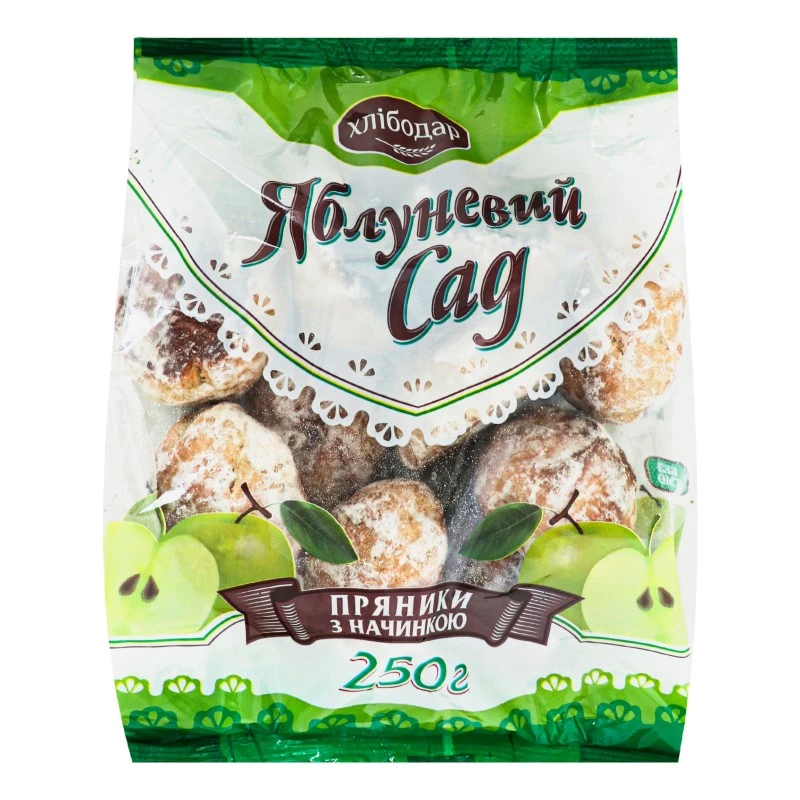 Пряники Яблуневий сад Хлібодар, 250 г