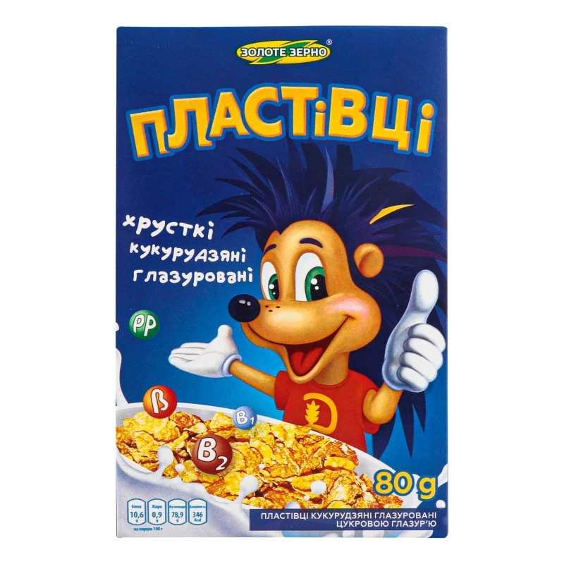 Пластівці кукурудзяні Золоте зерно, 80 г