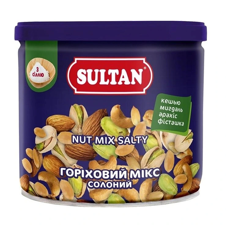 Горіховий микс Sultan смажений солоний, 120 г