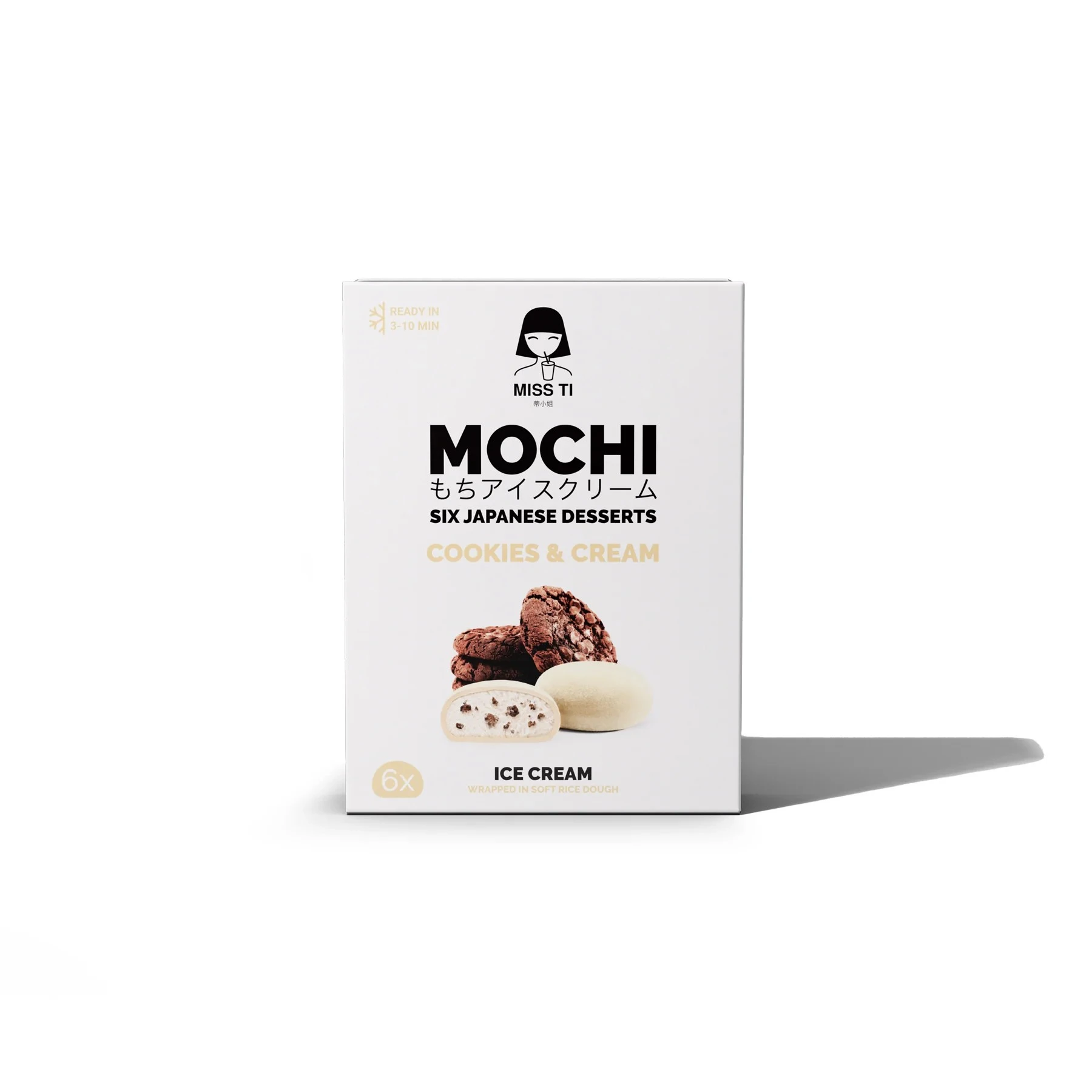 Морозиво вершкове з темним печивом в рисовому тісті Mochi Miss Ti к/у 6*35г