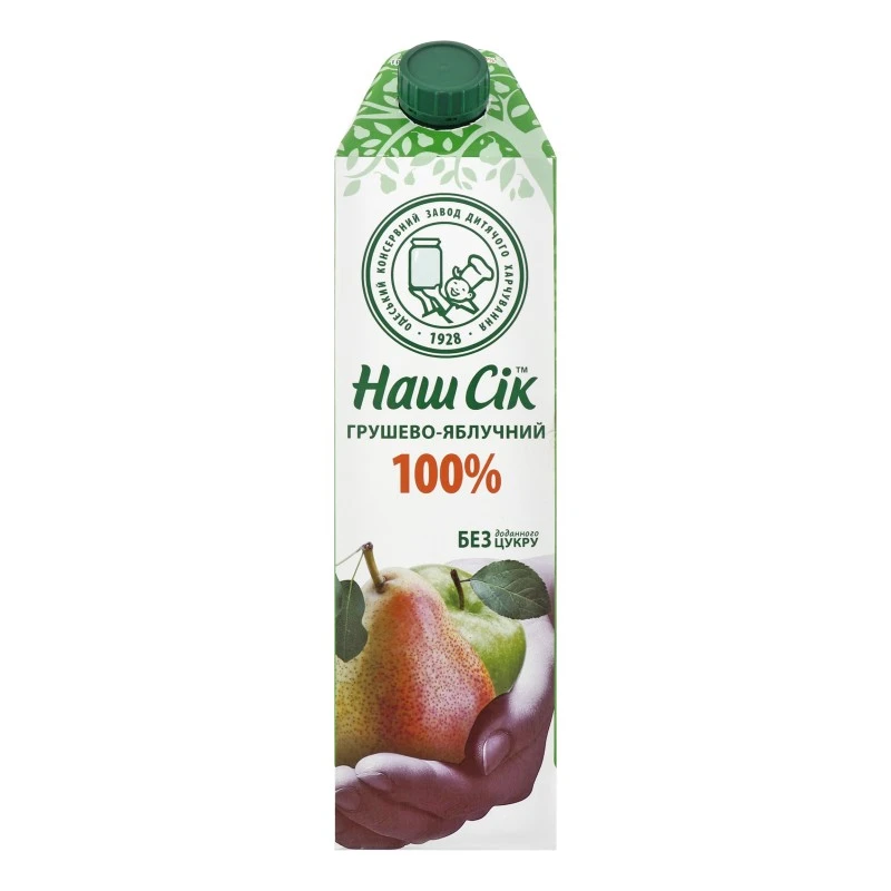 Сік Яблуко-Груша Наш Сік 0.95 л