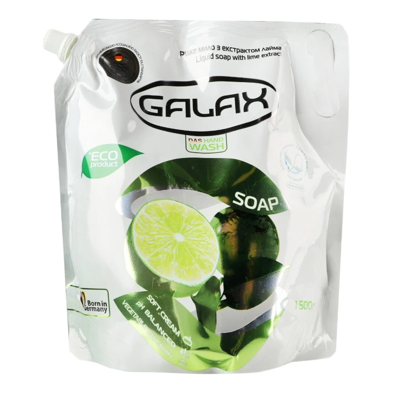 Мило рідке з екстрактом лайма Galax, 1.5 г